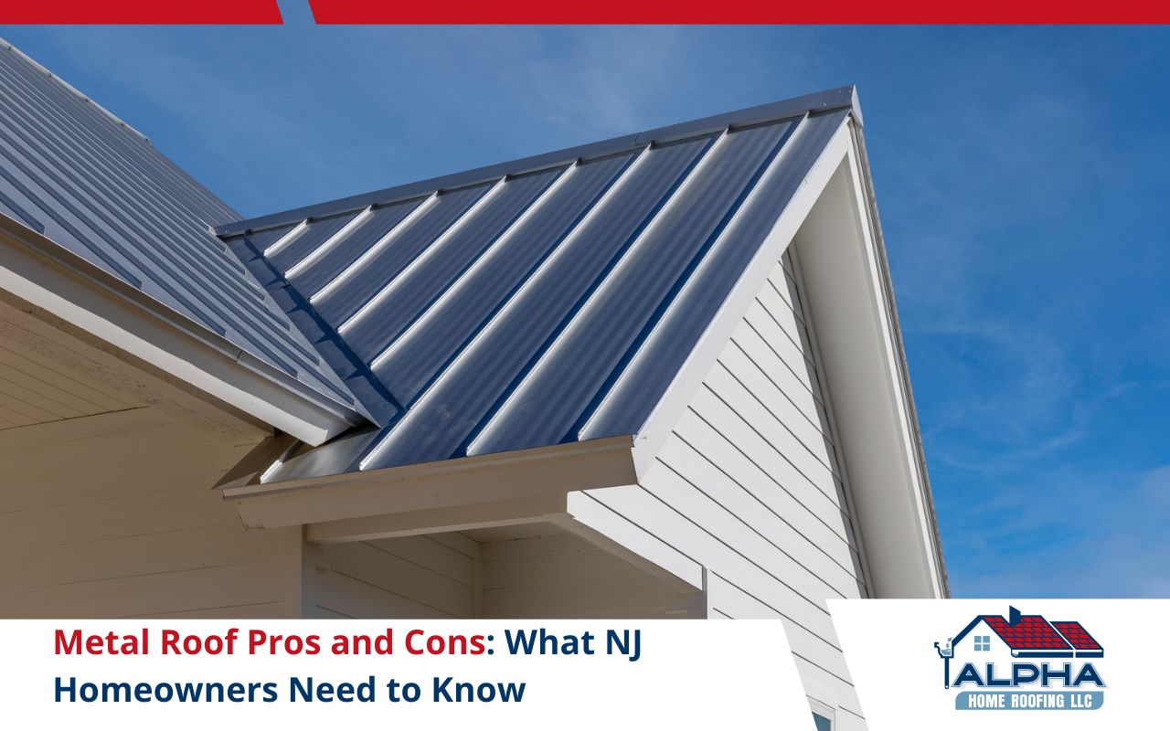 Metal roofing installed on a residential home in Elizabeth, NJ