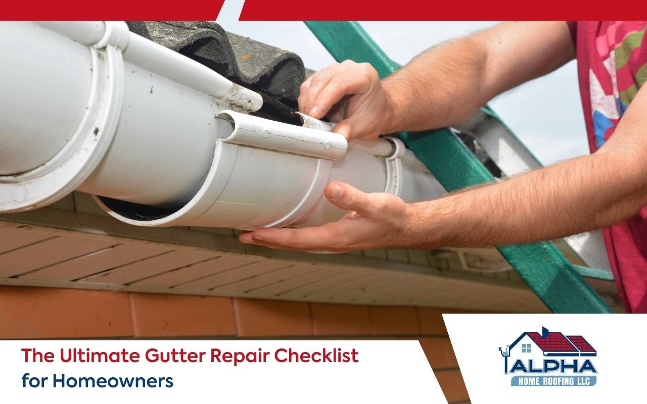 Essential tools for gutter repair checklist
