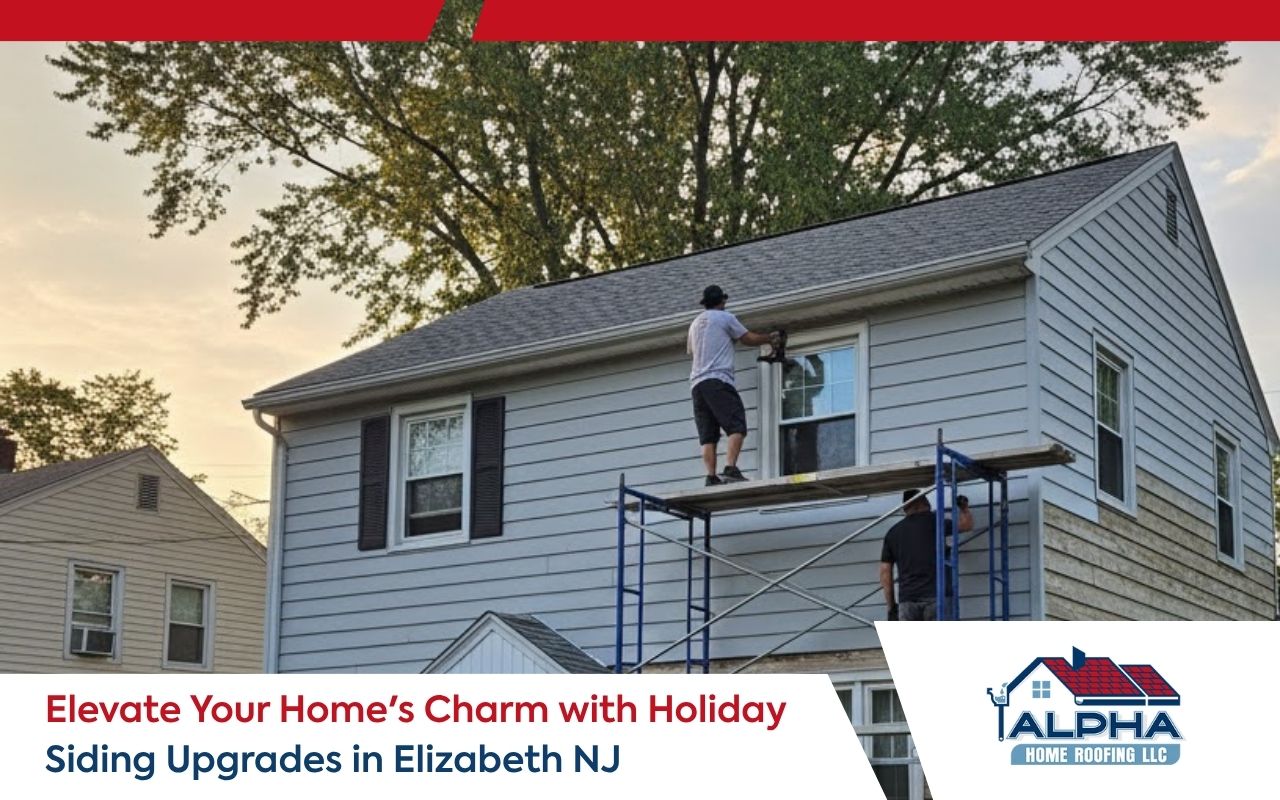 Vinyl holiday siding upgrades in Elizabeth, NJ for a cozy, festive look
