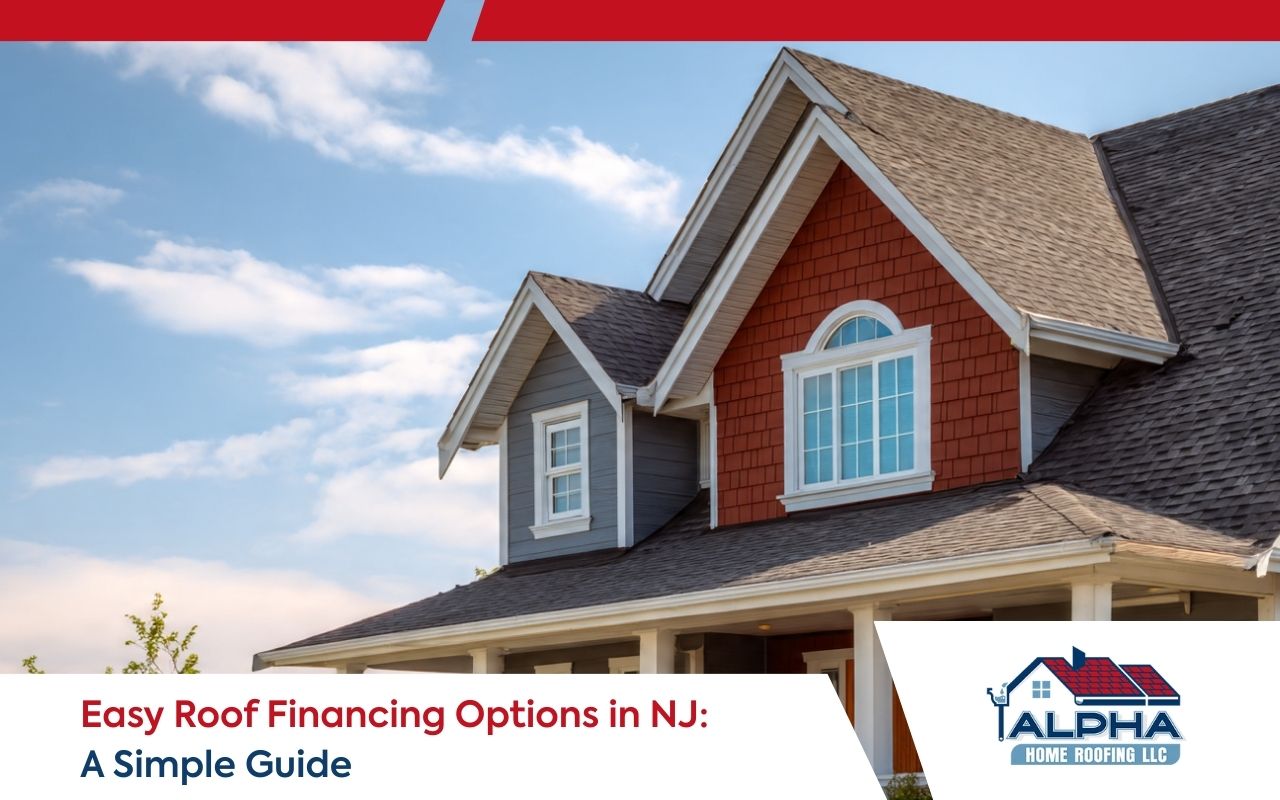 Roof financing options in NJ with a simple monthly payment plan for homeowners
