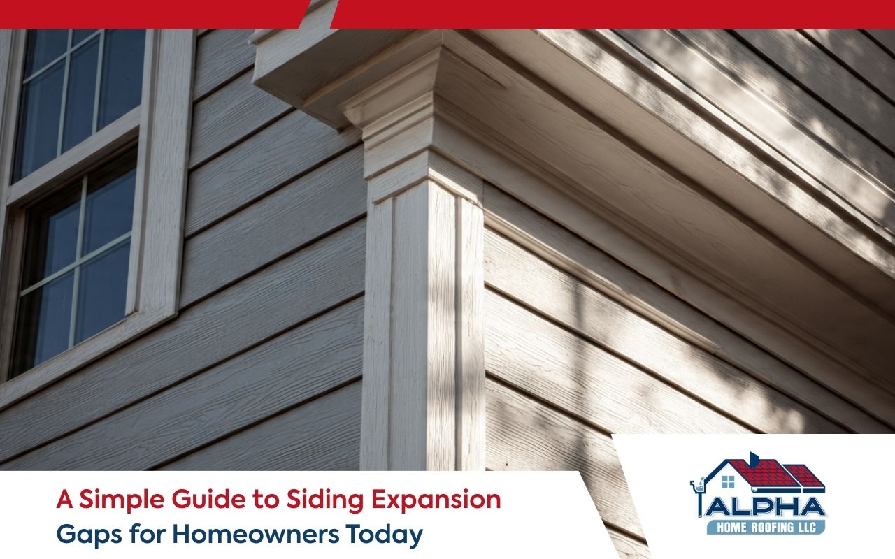 siding expansion gaps on a home exterior in changing weather