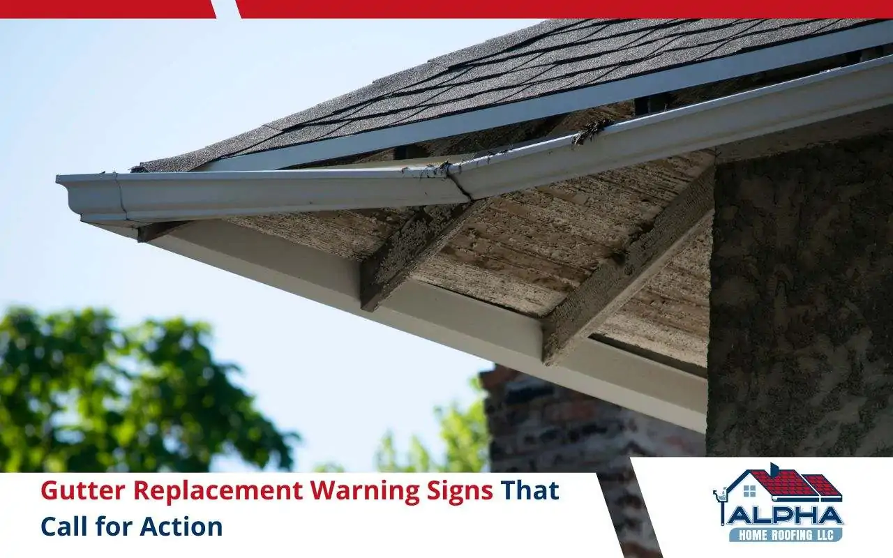 Damaged and sagging gutter system on a home in Elizabeth, NJ