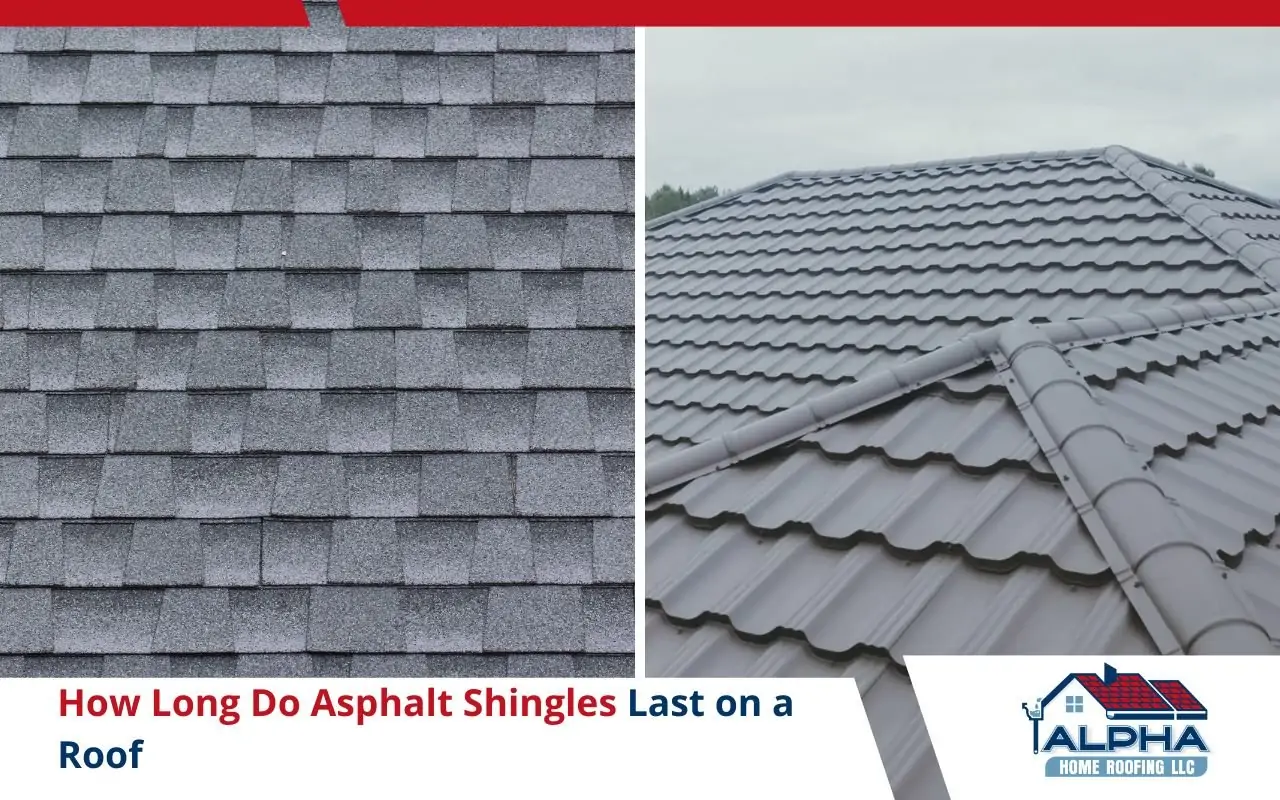 Side-by-side comparison of asphalt shingles and metal roofing in NJ climate