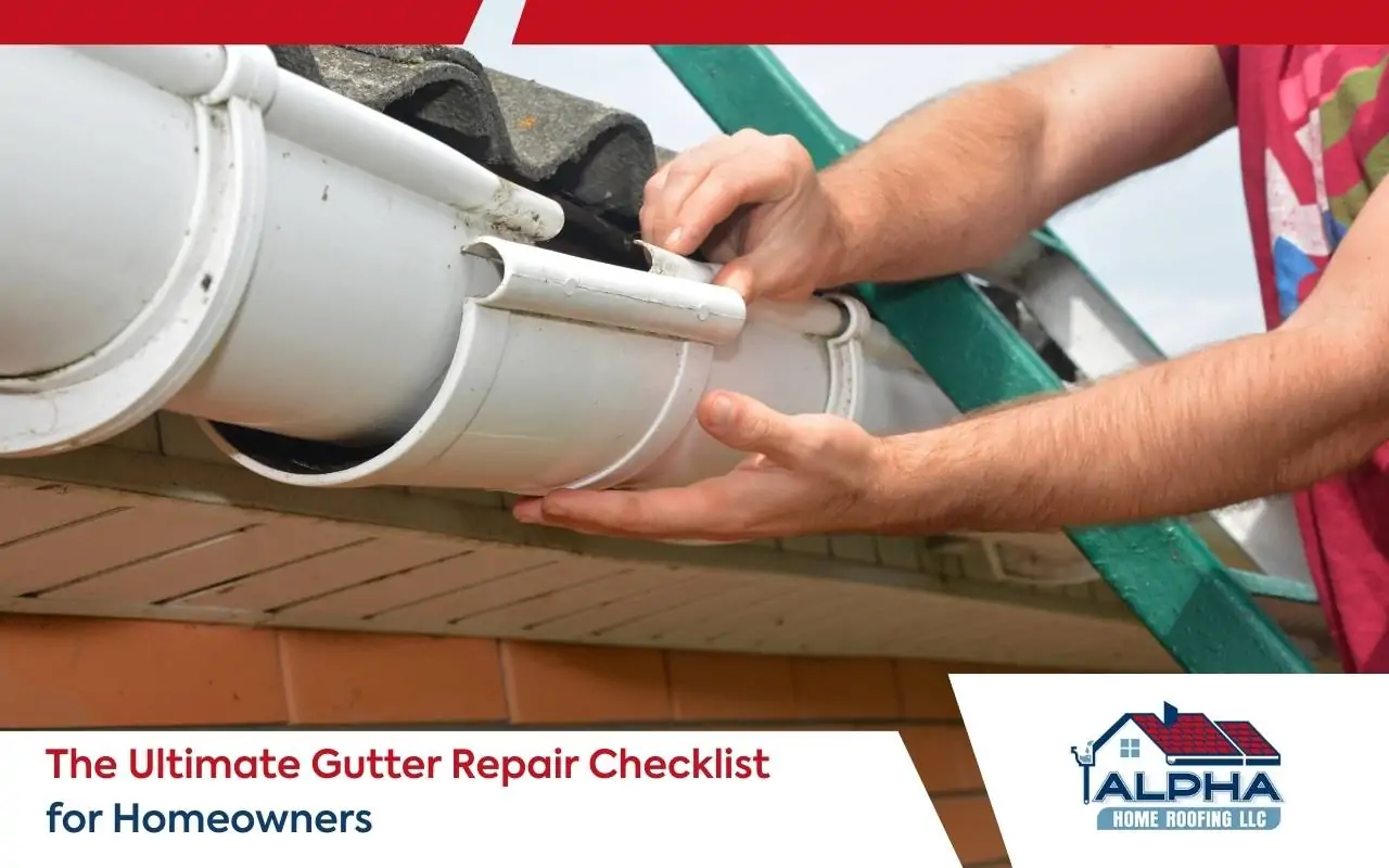 Essential tools for gutter repair checklist