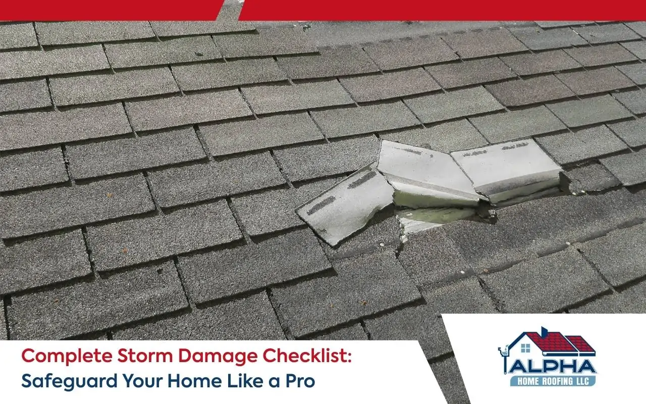 Cleaning roofs for storm damage checklist preparation