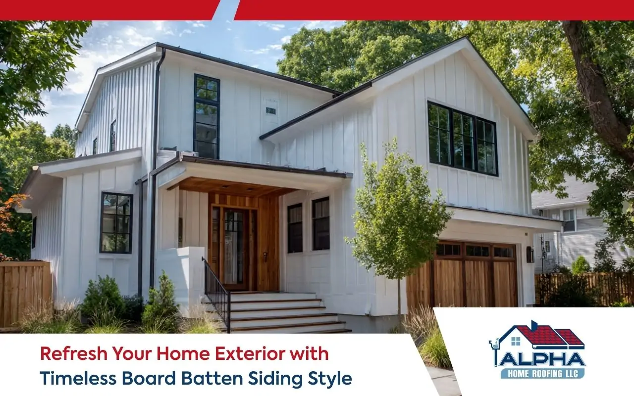 board batten siding on a modern home exterior in Elizabeth NJ